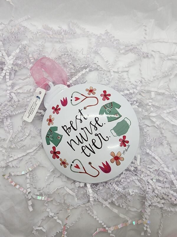 Best Nurse Metal Large Ornament